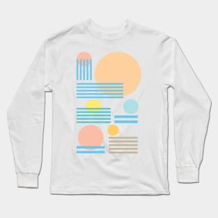 80s Sunrise and Sunset Long Sleeve T-Shirt